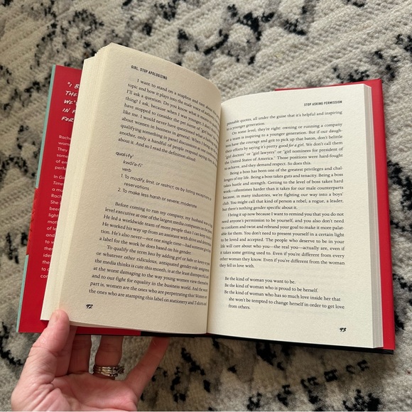 Girl, Stop Apologizing by Rachel Hollis Self Help Book EUC Achieving Goals Women - Picture 7 of 7